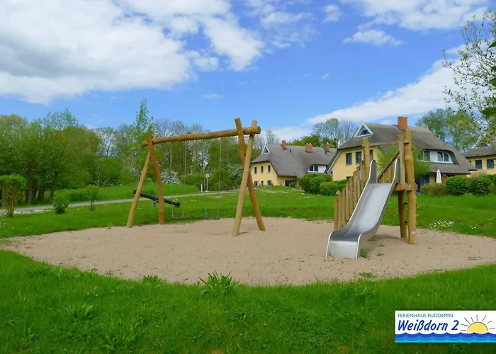 Familienfreundliches Reetdachhaus Weissdorn 2 Vakantiehuis